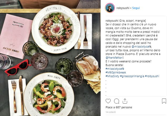 esempio di micro influencer food su instagram